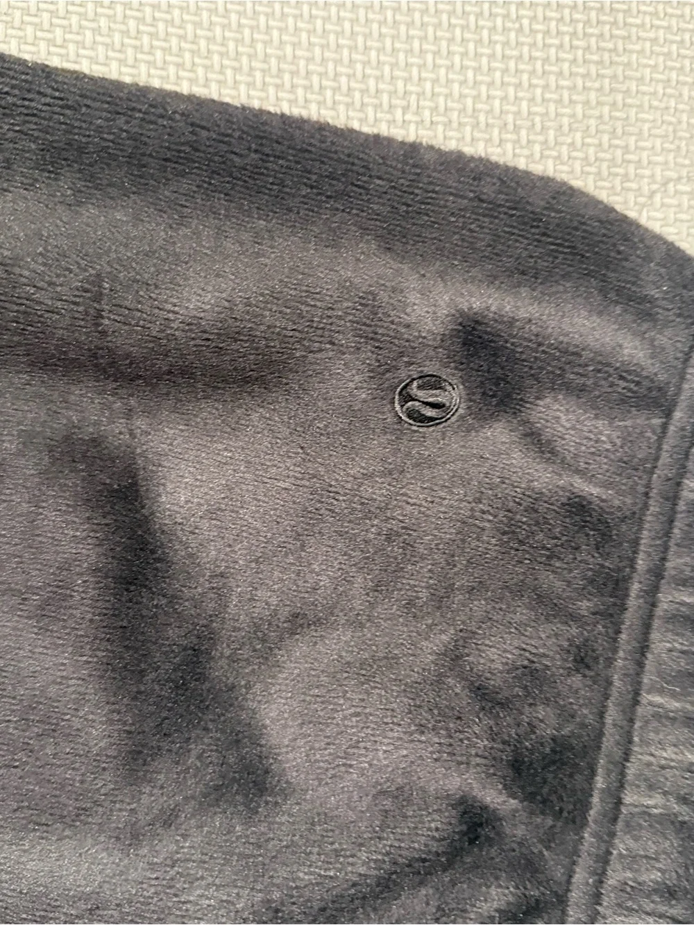 lululemon athletica Black Velour Lounge Pants